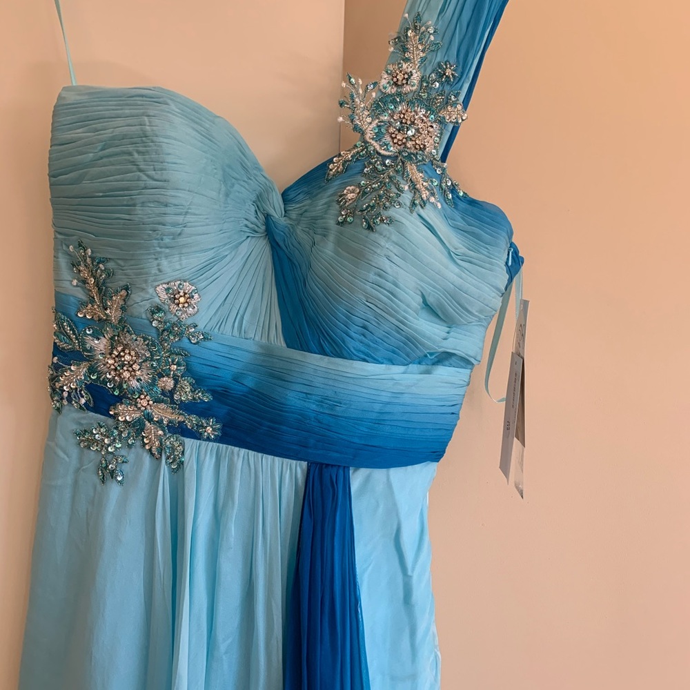 Blue light Maxi Dress size 6, 8 - Picture 2 of 6